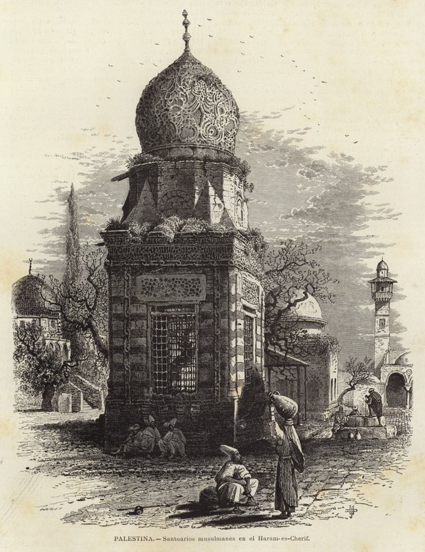 Palæstina, muslimske helligdomme i Haram-es-Cherif af European School