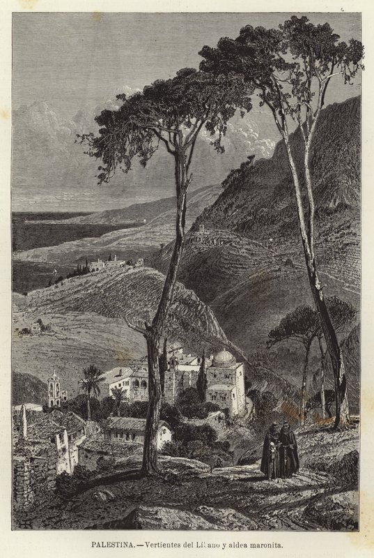 Palæstina, Vertientes del Lilano og den maronitiske landsby af European School