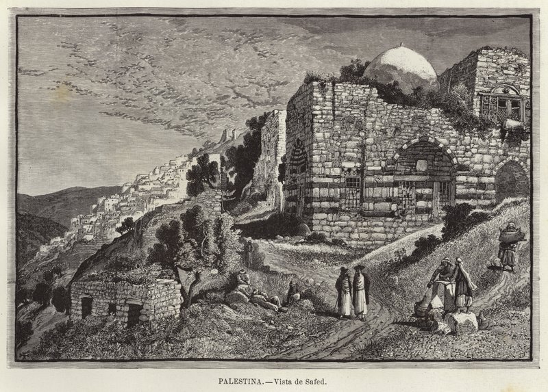 Palæstina, Udsigt over Safed af European School