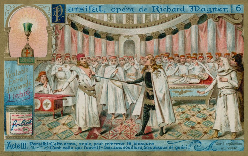 Parsifal helbreder Amfortas med det hellige spyd af European School