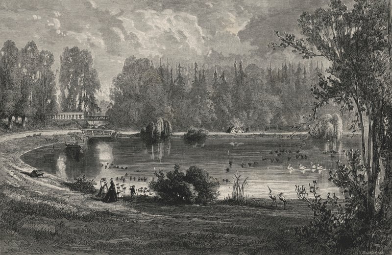 Piece Of Water Of The Keys, Touraine (gravering) af European School
