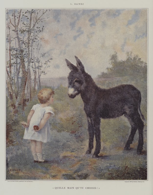 Hvilken hånd vælger du? (Hvilken hånd vælger du?) (farve litho) af European School