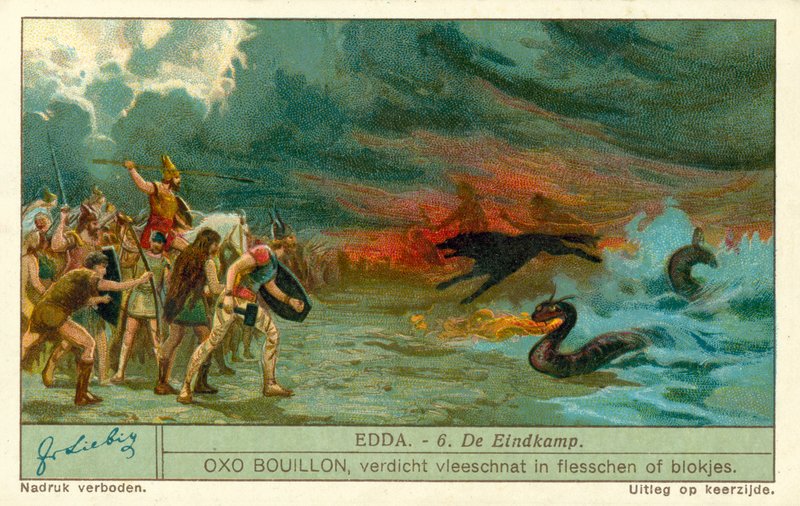 Ragnarok (chromolitho) af European School