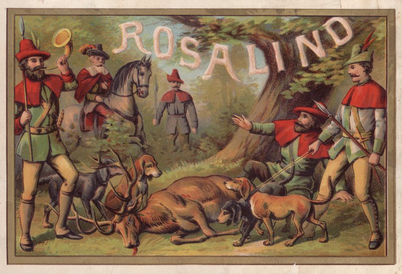 Rosalind (chromolitho) af European School