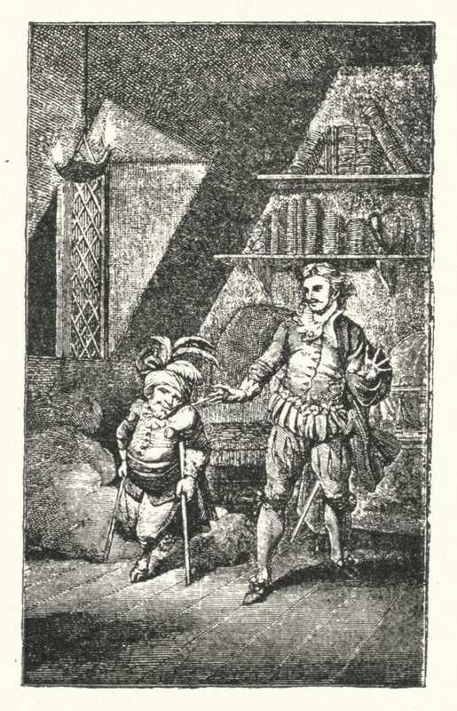 Scene fra Der krumme Teufel (Den haltende djævel), den første opera af Joseph Haydn (gravering) af European School