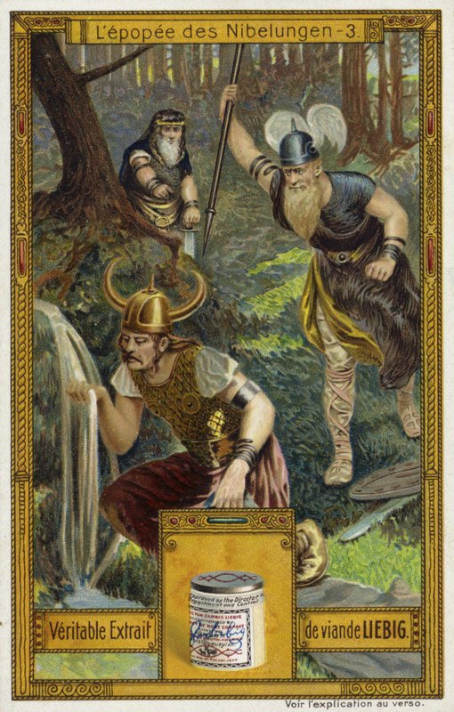 Scene from the Nibelungenlied  af European School