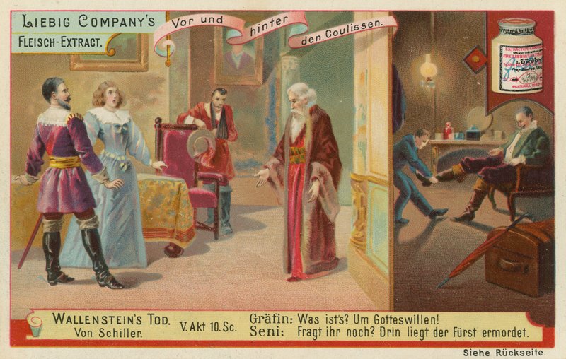 Schillers død af Wallenstein af European School
