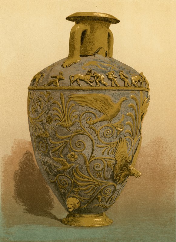 Sølv vase af European School