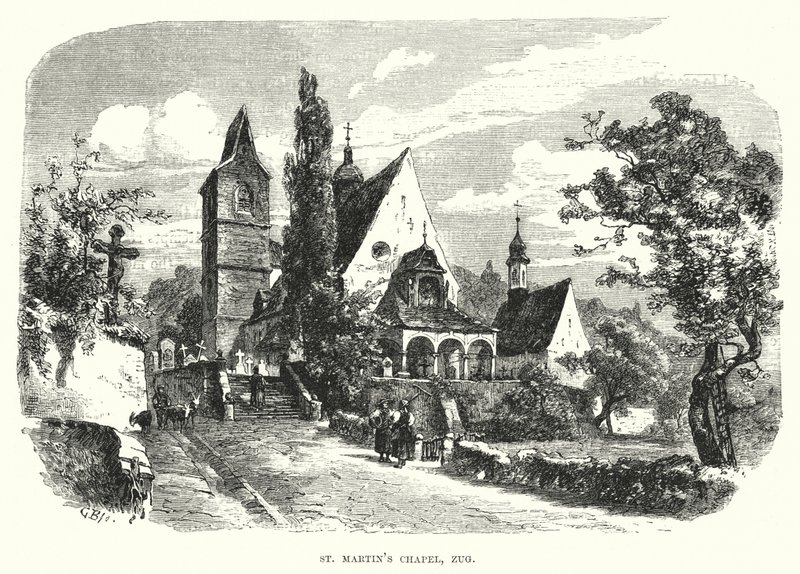 St Martins Kapel, Zug (gravering) af European School
