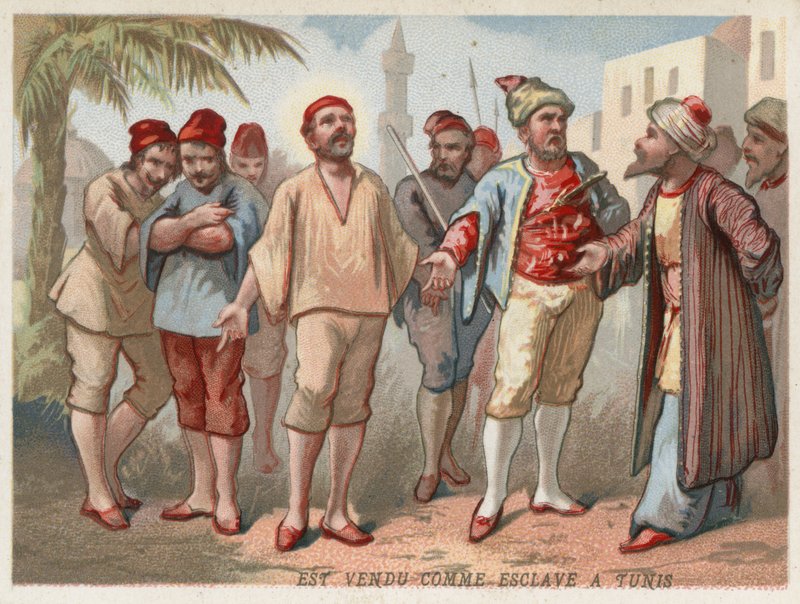 St Vincent de Paul solgt som slave i Tunis af European School