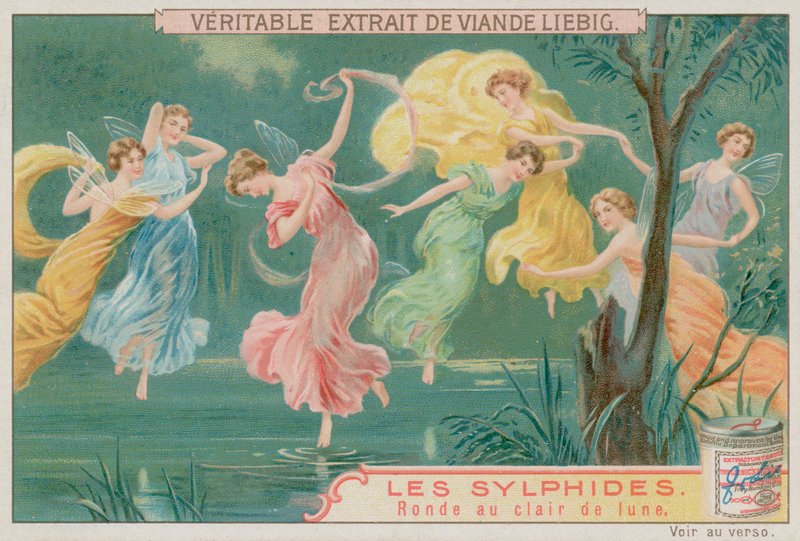 Sylfer danser i måneskin af European School