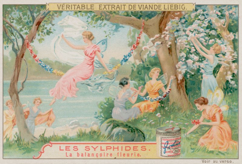 Sylfer og en Blomstergynge af European School