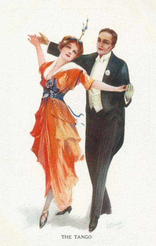 Tango (farvelitografi) af European School