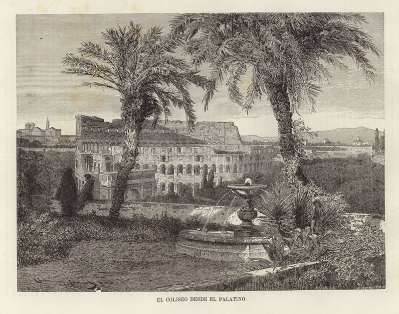 Colosseum fra Palatinen af European School