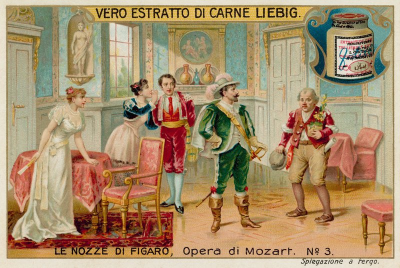 Greven, grevinden, Figaro og Susannah og gartneren Antonio af European School