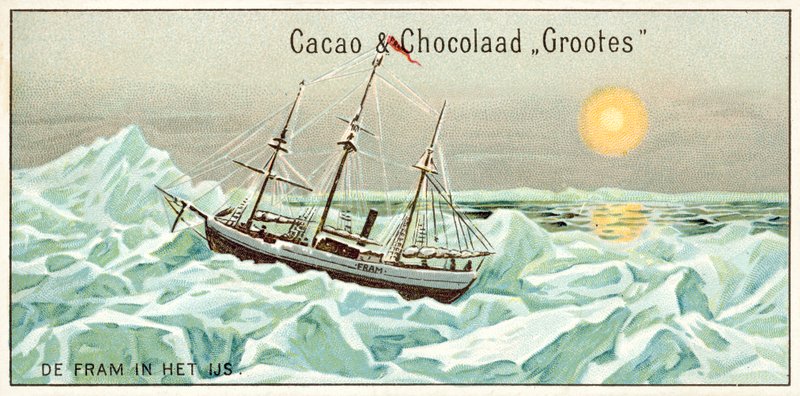 Farmen i isen (chromolitho) af European School