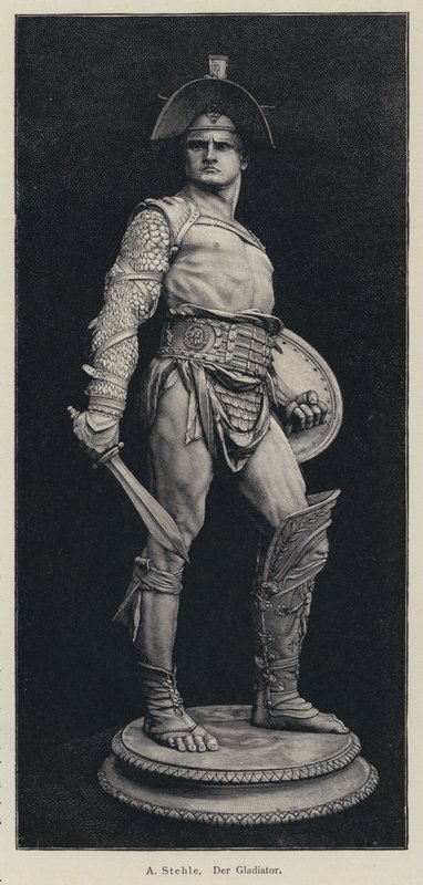 Gladiatoren (gravering) af European School