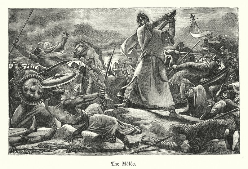 The Melee (gravering) af European School