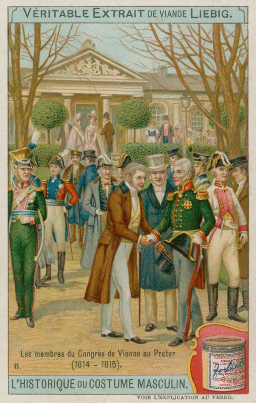 Medlemmerne af Wien-traktaten i 1815 af European School