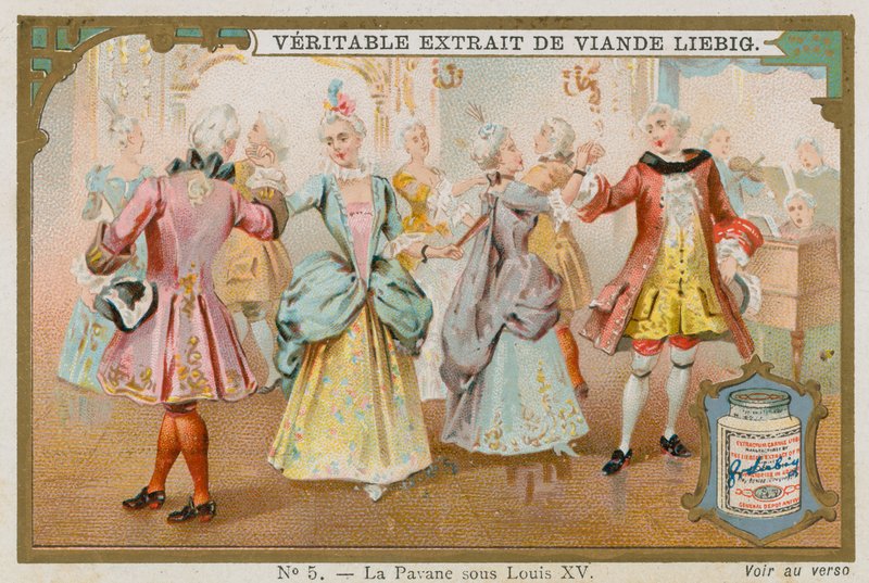 Pavanen under Kong Ludvig XV af European School