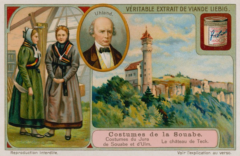 Jura og Ulm, Ludwig Uhland og Castle Tecks tøj af European School
