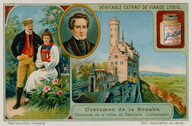 Beklædningen i dalen Steinlach, Wilhelm Hauff og Lichtenstein af European School