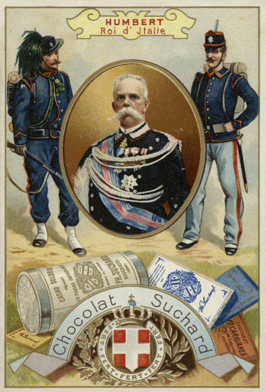Umberto I, konge af Italien af European School