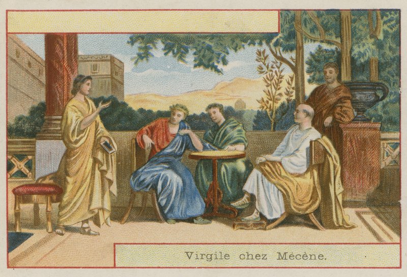 Virgil besøger Gaius Maecenas af European School