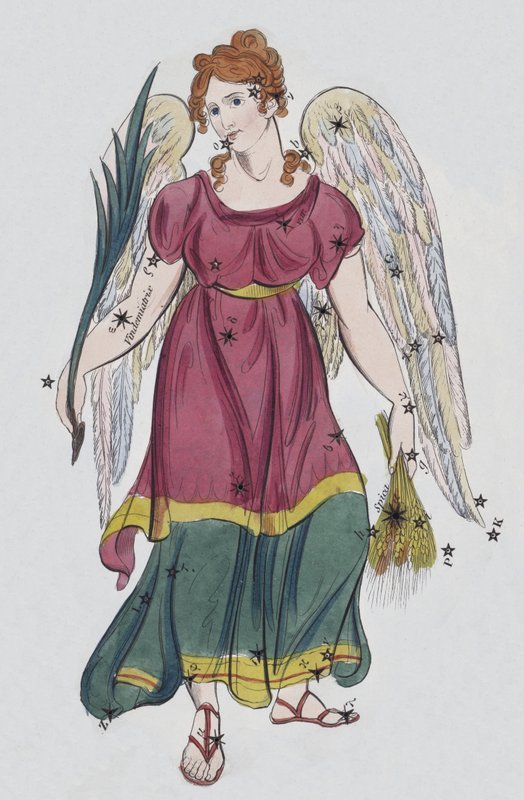 Jomfruen (farve litho) af European School