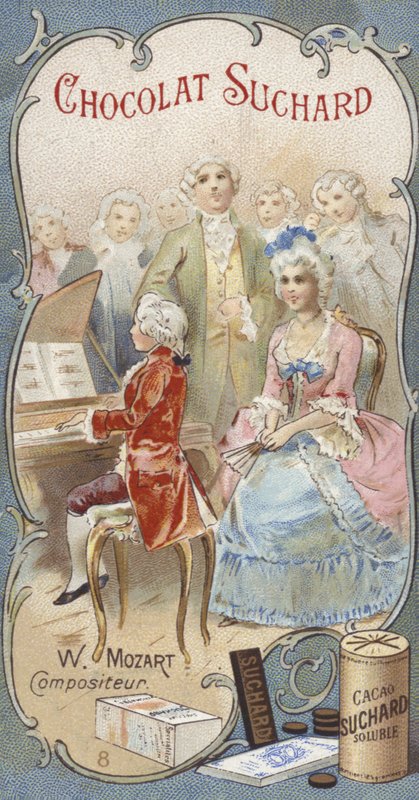 Wolfgang Amadeus Mozart, østrigsk musiker og komponist, som barn af European School