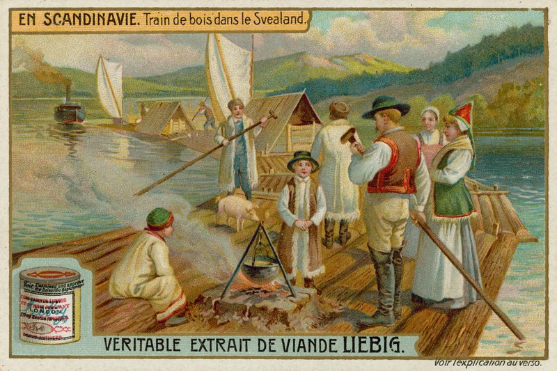 Træfærge i Svealand i Sverige af European School