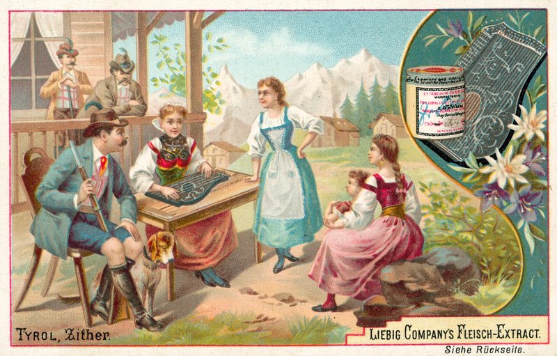 Citer, Tyrol (chromolitho) af European School