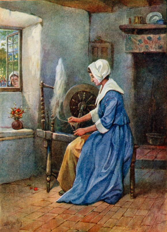 Illustration til de unge pilgrimme af Evelyn Stuart Hardy