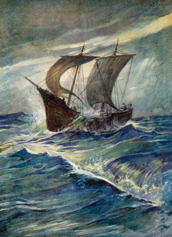 Illustration til de unge pilgrimme af Evelyn Stuart Hardy