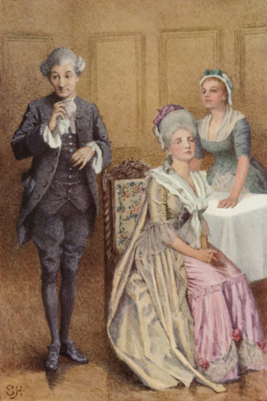 Illustration til A Sentimental Journey af Laurence Sterne af Everard Hopkins