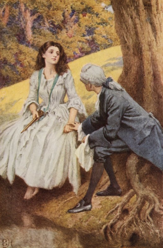 Illustration til A Sentimental Journey af Laurence Sterne af Everard Hopkins