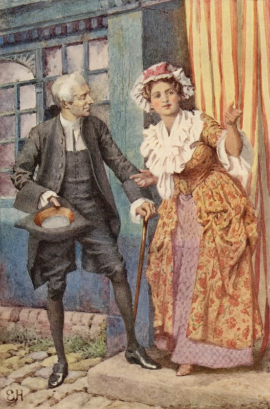 Illustration til A Sentimental Journey af Laurence Sterne af Everard Hopkins