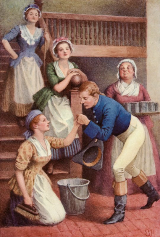 Illustration til A Sentimental Journey af Laurence Sterne af Everard Hopkins