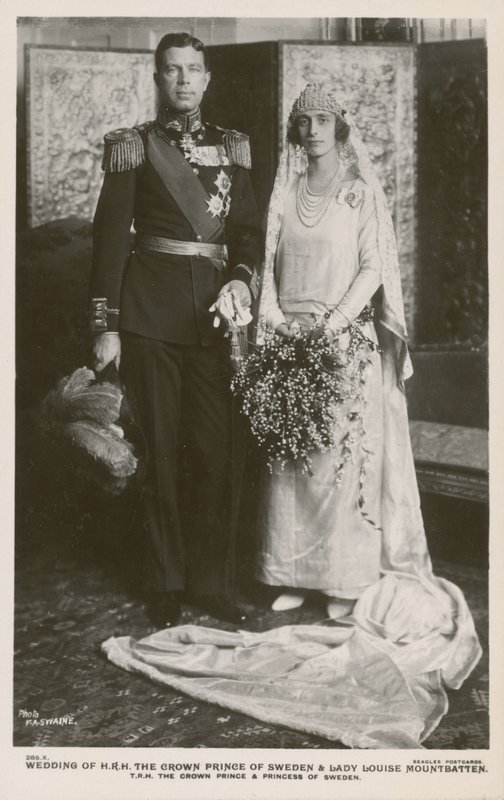 Bryllup af kronprins Gustaf Adolf af Sverige og Lady Louise Mountbatten, 1923 af F.A Swaine