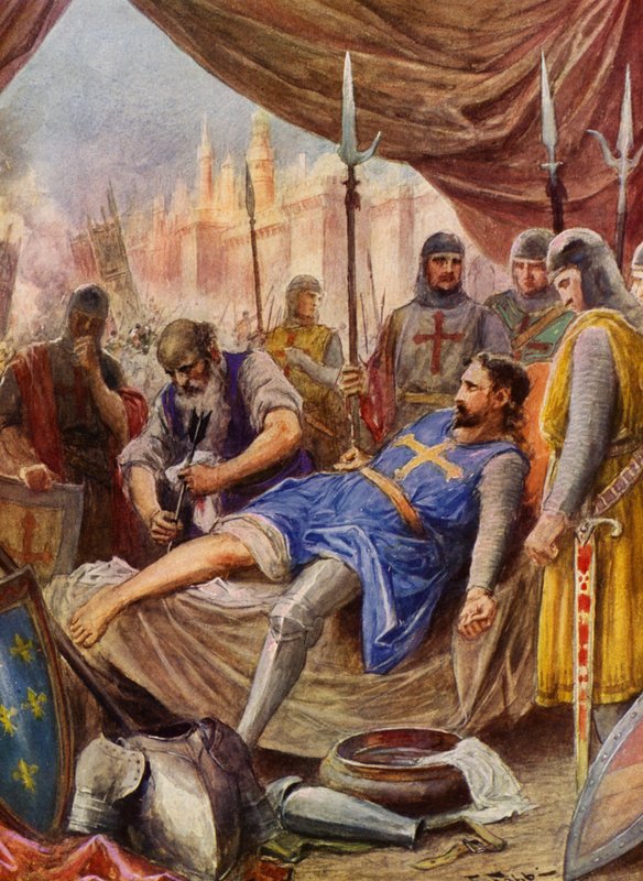 La Gerusalemme Liberata af Torquato Tasso: Canto XI, strofe 71 (farvelitografi) af Fabio Fabbi