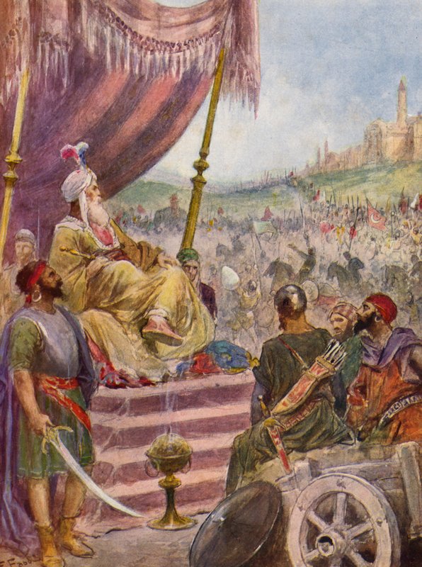 La Gerusalemme Liberata af Torquato Tasso: Canto XVII, strofe 11 (farvelitografi) af Fabio Fabbi