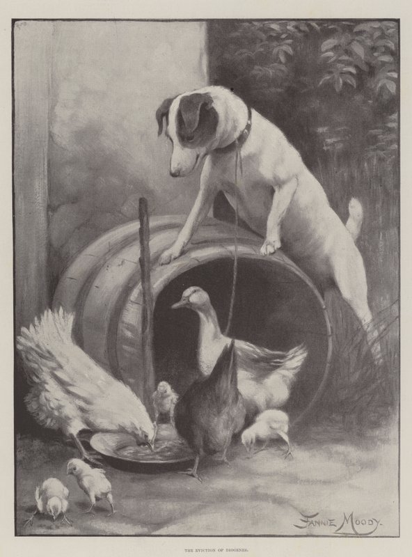 Udsættelsen af Diogenes af Fannie Moody