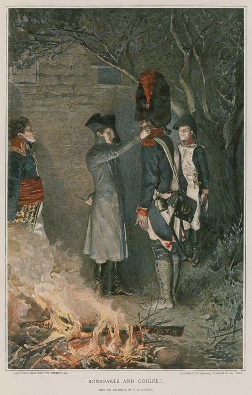Bonaparte og Coignet af Felicien baron de Myrbach Rheinfeld