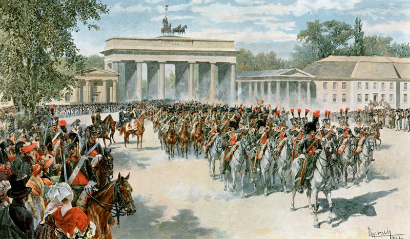 Den franske hærs indtog i Berlin af Felicien baron de Myrbach Rheinfeld