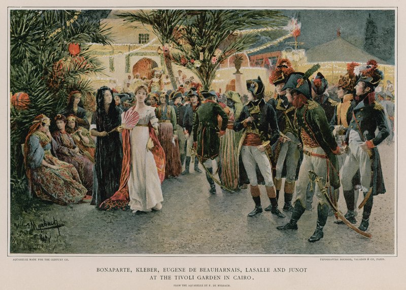 Samling i Tivoli i Kairo af Felicien baron de Myrbach Rheinfeld
