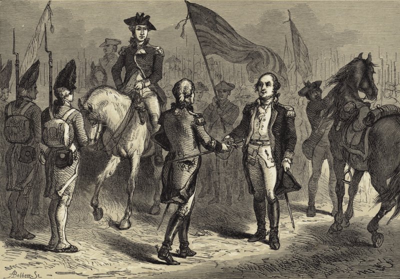 General Lincoln modtager Cornwallis