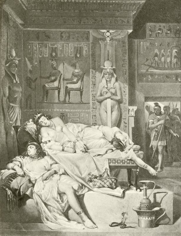 Antony og Cleopatra. Akt-V, Scene II (dybtryk) af Felix Octavius Carr Darley