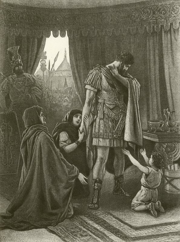 Coriolanus. Akt V, Scene III (dybtryk) af Felix Octavius Carr Darley