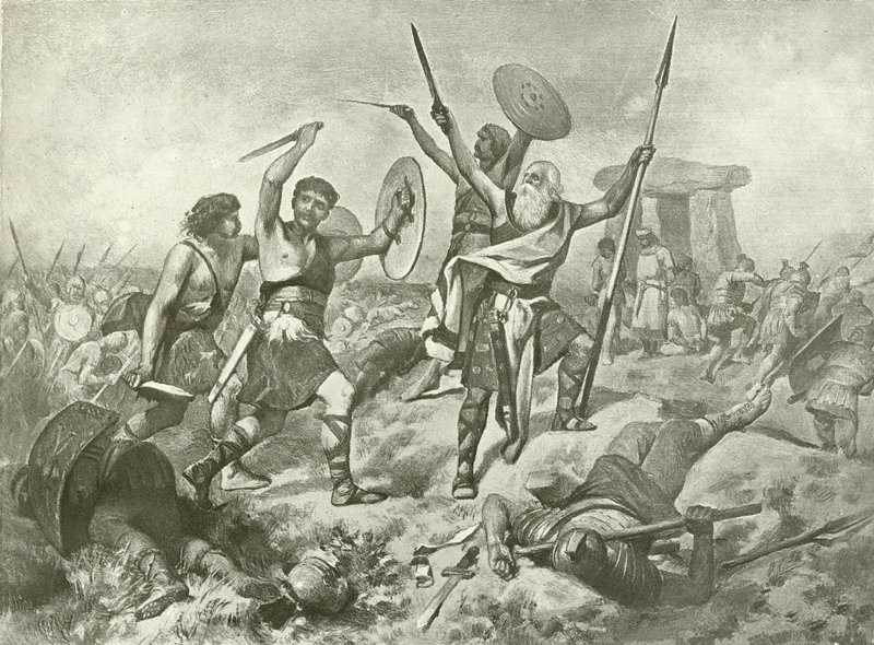 Cymbeline. Akt V, Scene II (dybtryk) af Felix Octavius Carr Darley