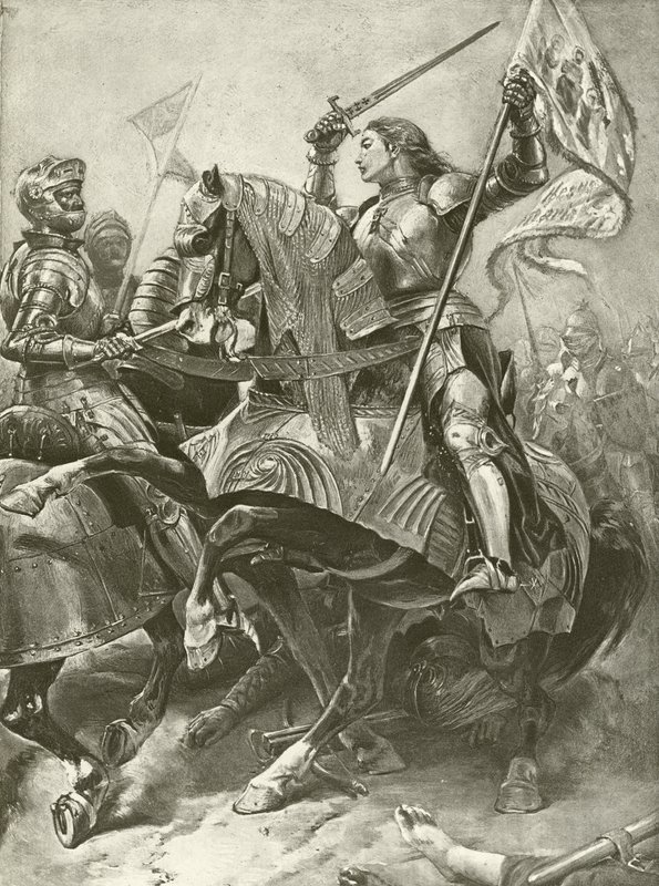 Første del Kong Henrik VI. Akt I, Scene V (dybtryk) af Felix Octavius Carr Darley